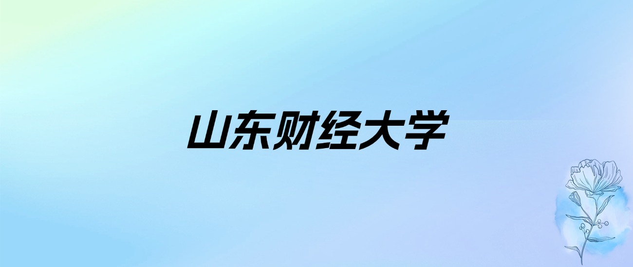 2024年山东财经大学学费明细：一年5060-49000元（各专业收费标准）