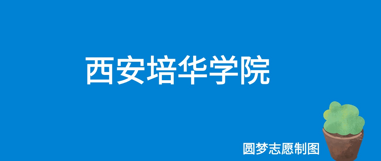 2024西安培华学院录取分数线（全国各省最低分及位次）