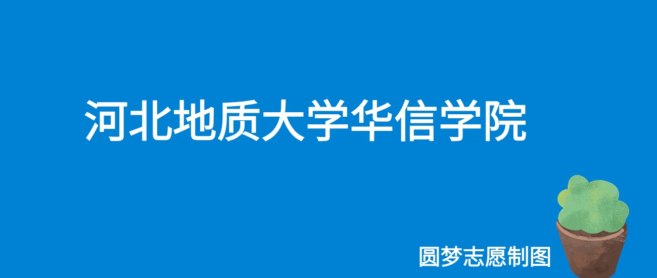 2024河北地质大学华信学院录取分数线（全国各省最低分及位次）