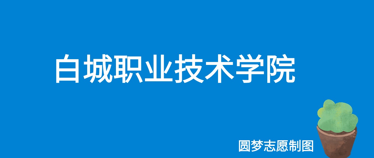 2024白城职业技术学院录取分数线（全国各省最低分及位次）