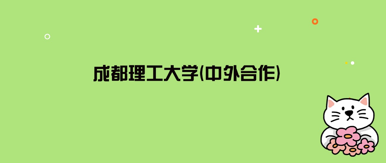 2024年成都理工大学(中外合作)录取分数线是多少？看3省最低分