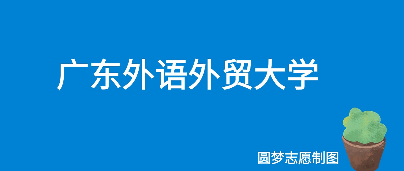 2024广东外语外贸大学录取分数线（全国各省最低分及位次）