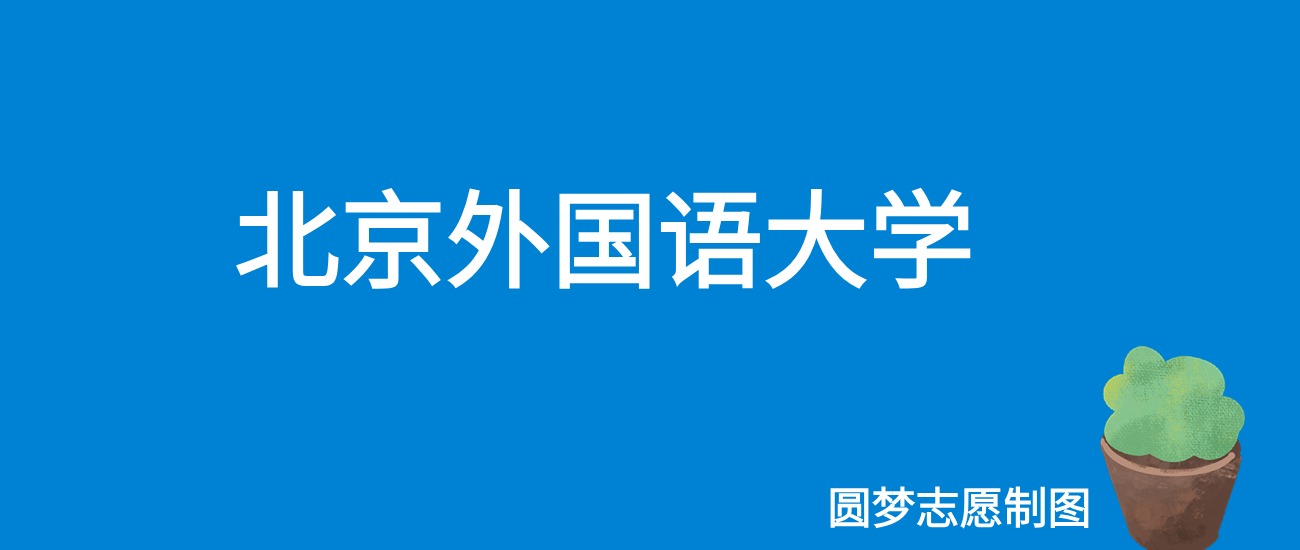 2024北京外国语大学录取分数线（全国各省最低分及位次）