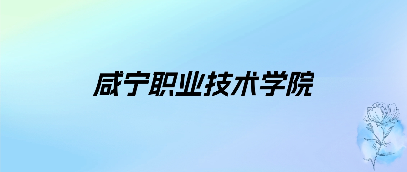 2024年咸宁职业技术学院学费明细：一年5000-14800元（各专业收费标准）