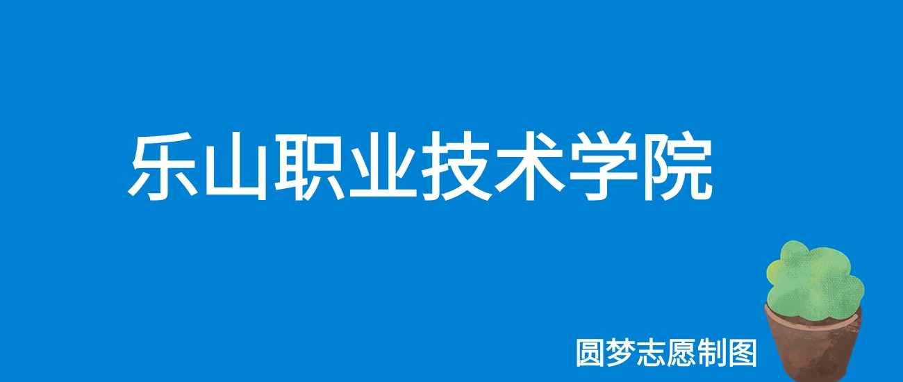 2024乐山职业技术学院录取分数线（全国各省最低分及位次）