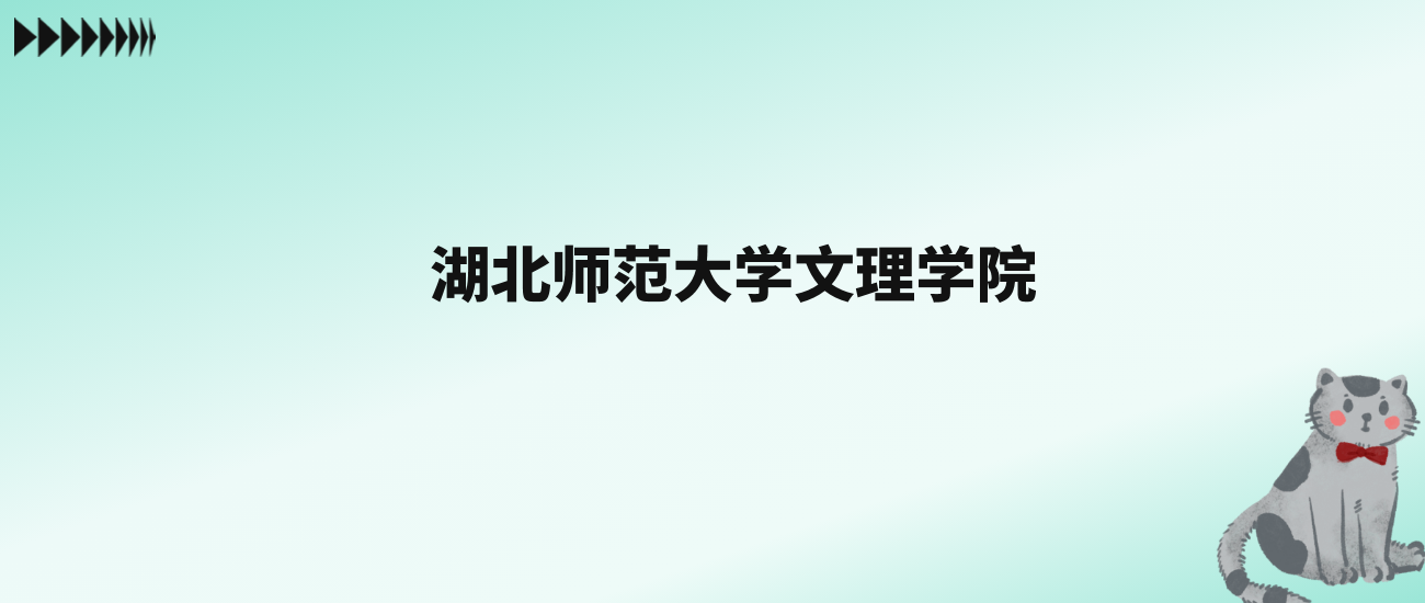 张雪峰评价湖北师范大学文理学院：王牌专业是汉语言文学