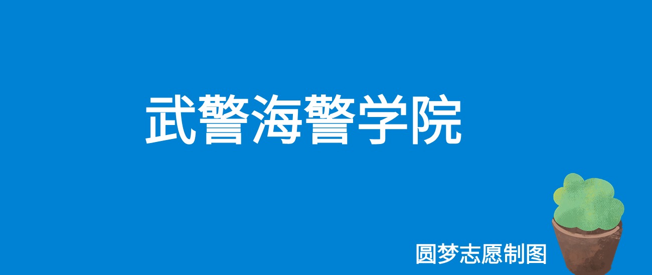 2024武警海警学院录取分数线（全国各省最低分及位次）