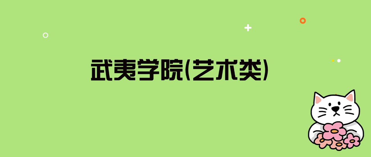 2024年武夷学院(艺术类)录取分数线是多少？看全国3省的最低分