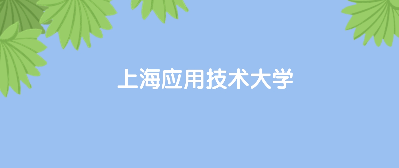 高考510分能上上海应用技术大学吗？请看历年录取分数线