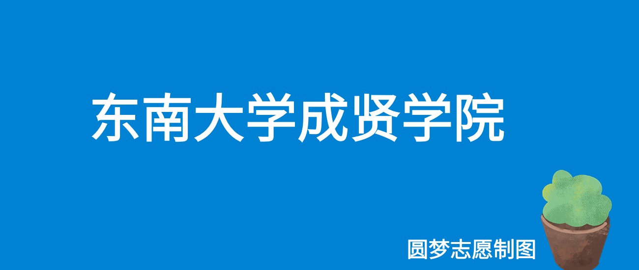 2024东南大学成贤学院录取分数线（全国各省最低分及位次）