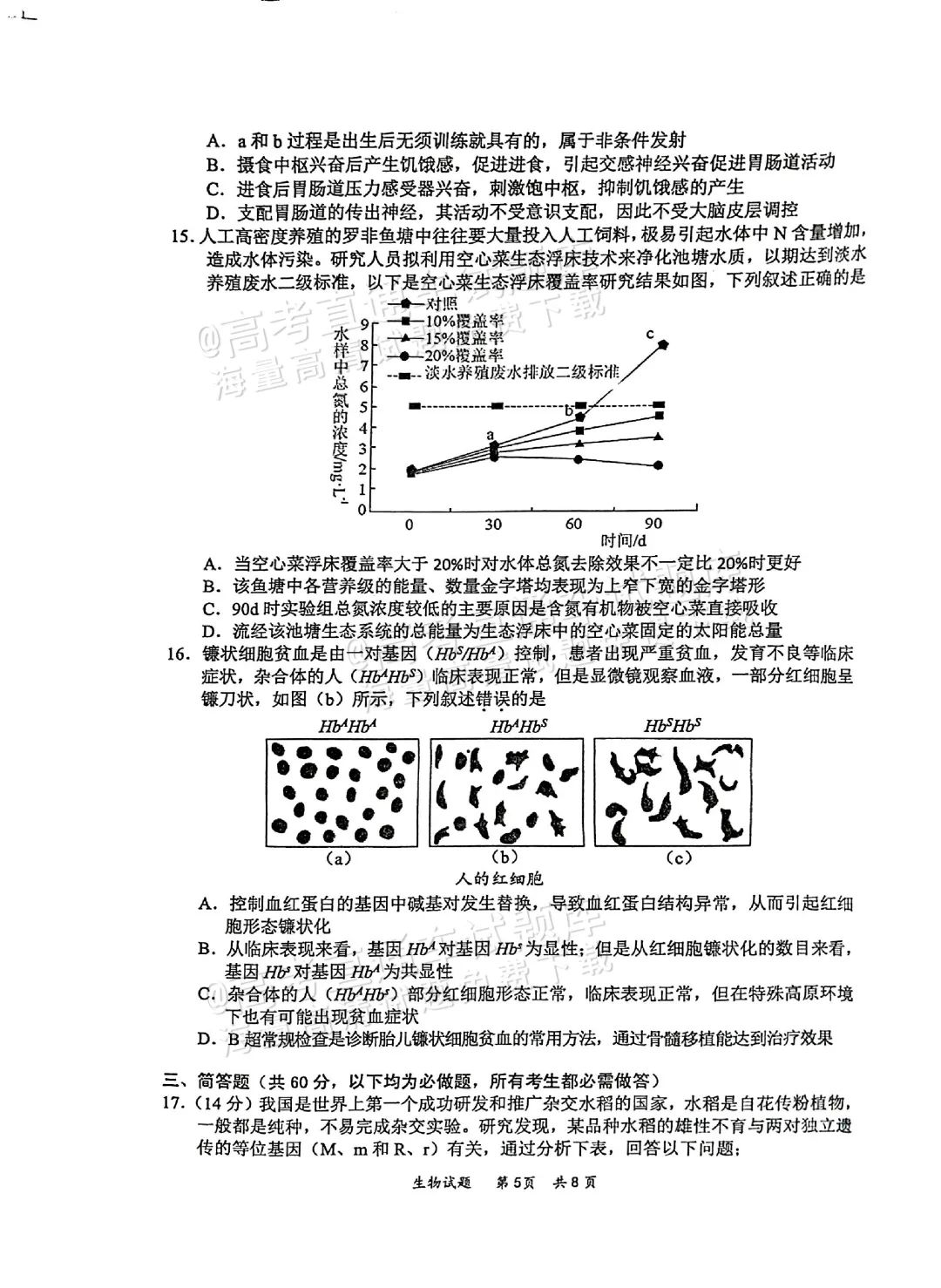 2025届高三惠州二调分数划线出炉！附各科试题及答案汇总