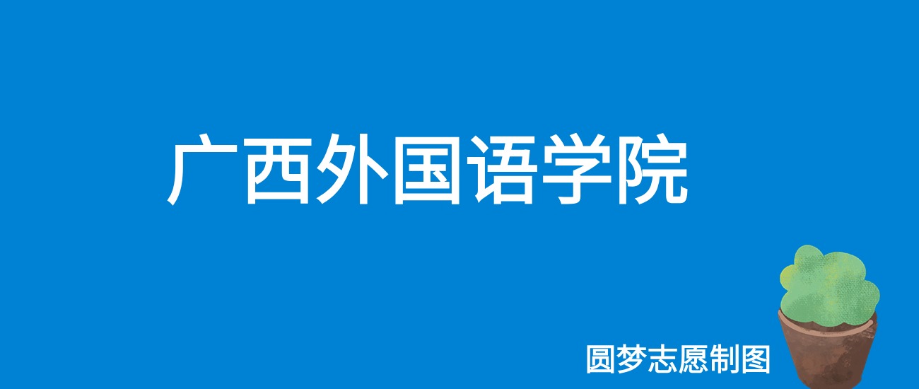 2024广西外国语学院录取分数线（全国各省最低分及位次）