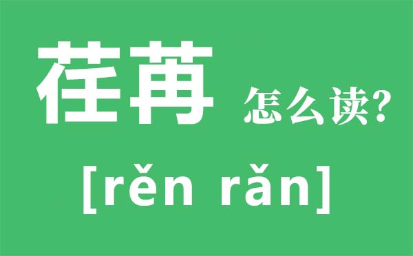 荏苒怎么读拼音是什么,荏苒的意思是什么,时光荏苒是什么意思